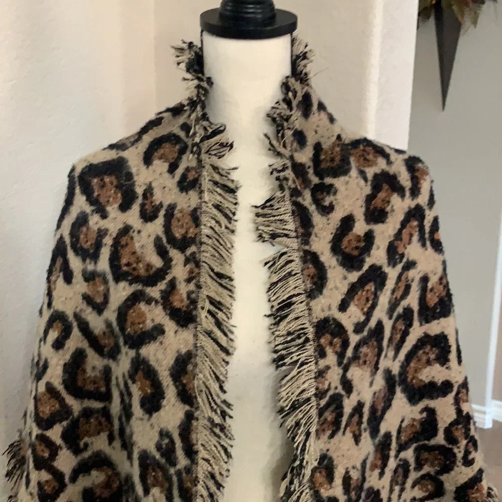 Altar’d State Serengeti Leopard triangular scarf/wrap